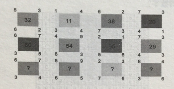 問號處填數字