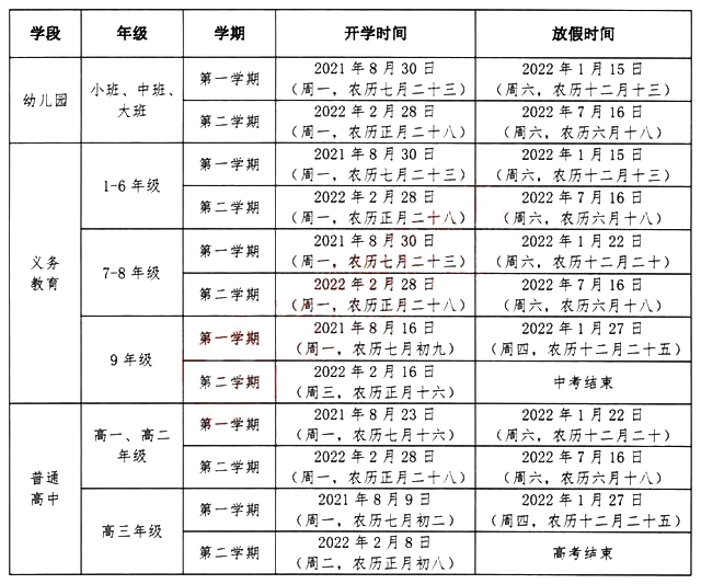 2021年貴州中小學(xué)秋季開學(xué)時(shí)間,貴州中小學(xué)返校具體時(shí)間