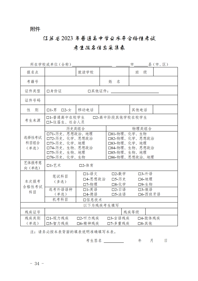 江蘇省2023年小高考時(shí)間安排表,江蘇小高考考哪幾科？