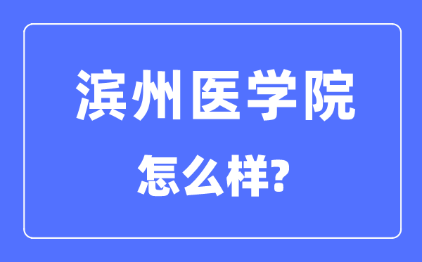 濱州醫(yī)學院是幾本一本還是二本,濱州醫(yī)學院怎么樣？