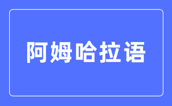 阿姆哈拉語專業(yè)主要學(xué)什么,阿姆哈拉語專業(yè)的就業(yè)方向和前景分析