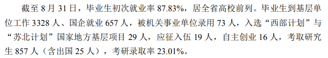 淮陰工學院就業率及就業前景怎么樣,好就業嗎？