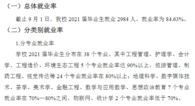 安康學院就業率及就業前景怎么樣,好就業嗎？