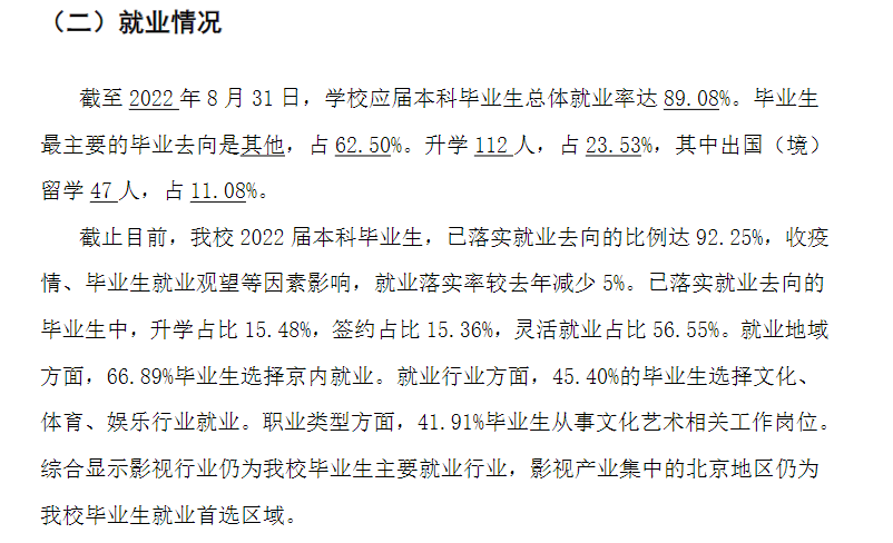 北京電影學院就業(yè)率及就業(yè)前景怎么樣,好就業(yè)嗎？