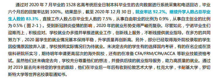 寧波諾丁漢大學就業率及就業前景怎么樣,好就業嗎？
