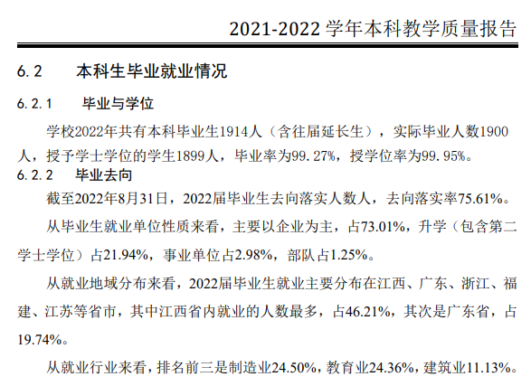 贛南科技學院就業率及就業前景怎么樣,好就業嗎？