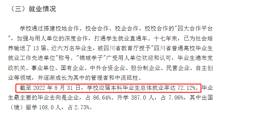 成都錦城學(xué)院就業(yè)率及就業(yè)前景怎么樣,好就業(yè)嗎？
