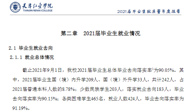 天津仁愛學院就業(yè)率及就業(yè)前景怎么樣,好就業(yè)嗎？