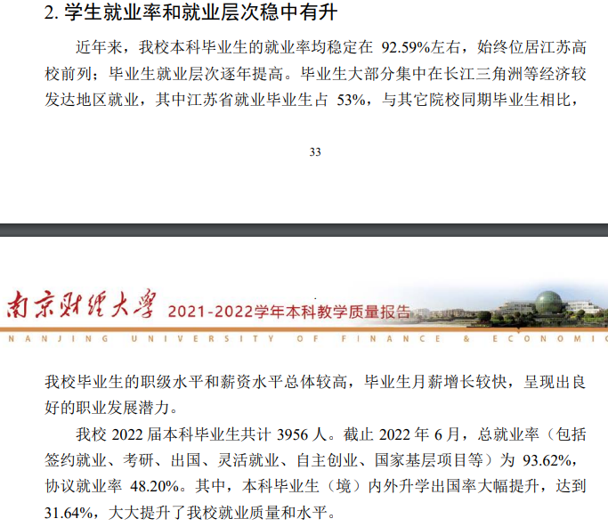 南京財經(jīng)大學(xué)就業(yè)率及就業(yè)前景怎么樣,好就業(yè)嗎？