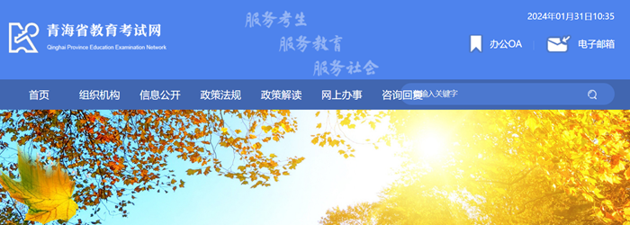 青海省教育考試網官網登錄入口（http://www.qhjyks.com/）