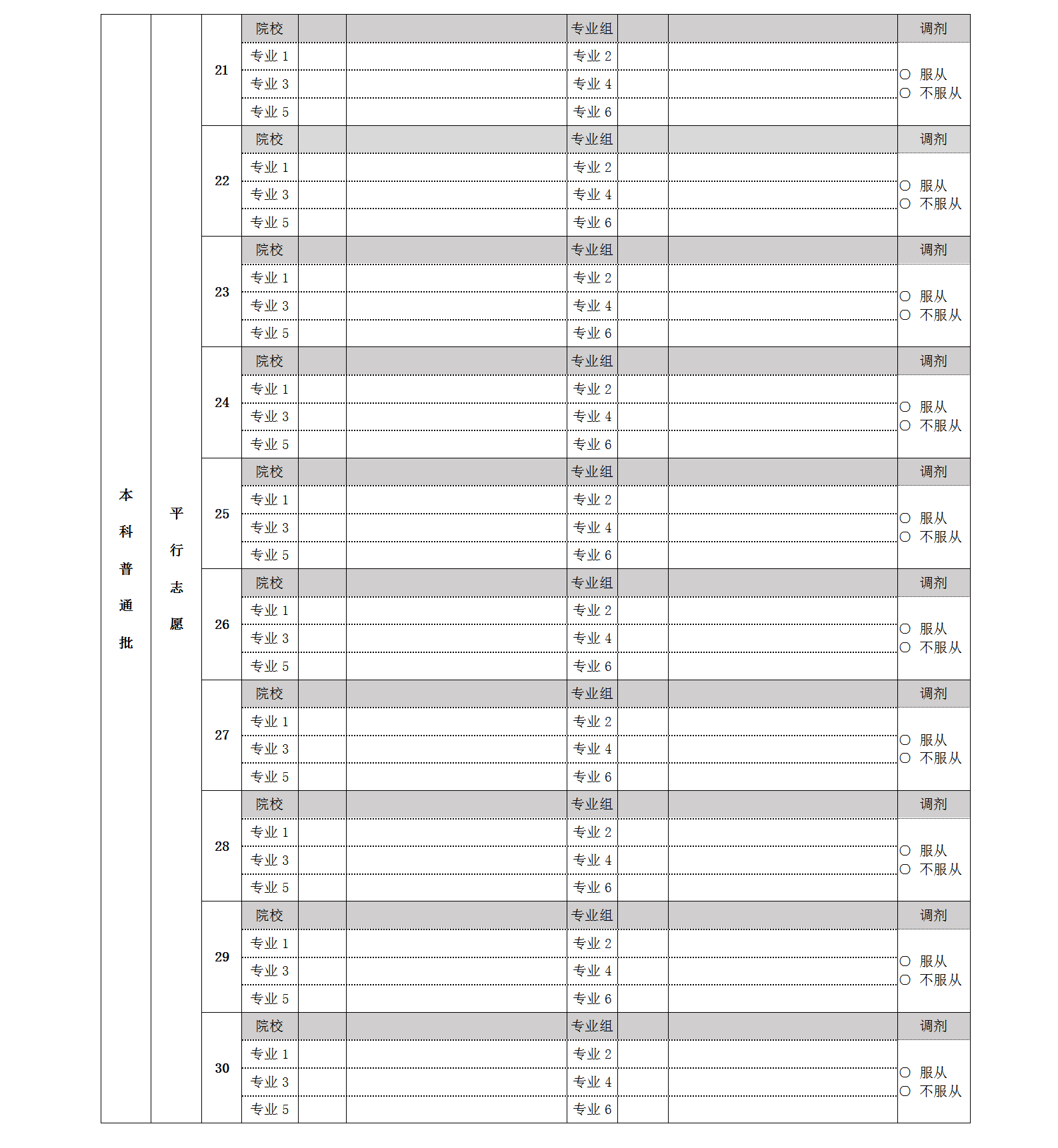 2024年北京高考志愿填報指南（附志愿表填寫樣本）