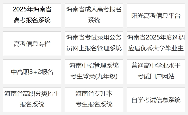 2025海南省考試局高考成績查詢入口（ea.hainan.gov.cn）